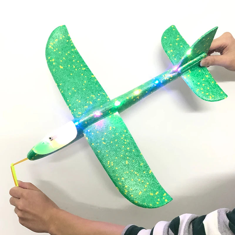 Avião de Espuma com LED