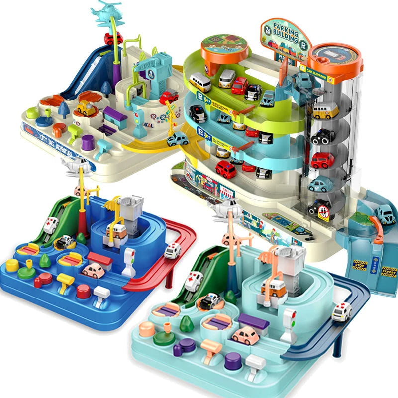 Pista Aventura com Carrinhos