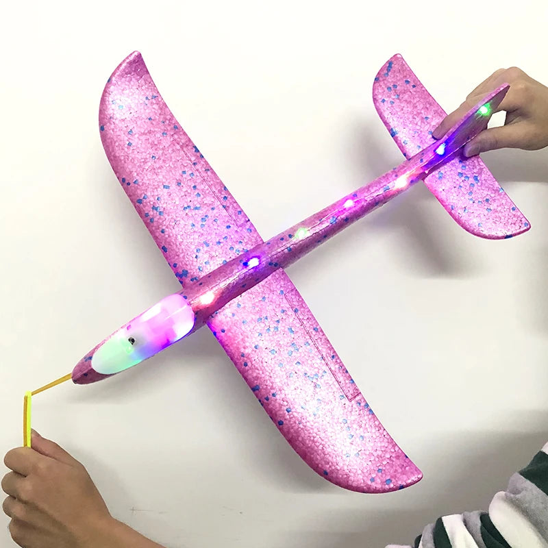 Avião de Espuma com LED