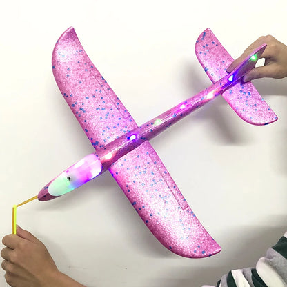 Avião de Espuma com LED