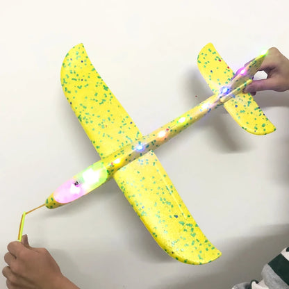 Avião de Espuma com LED