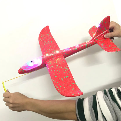 Avião de Espuma com LED