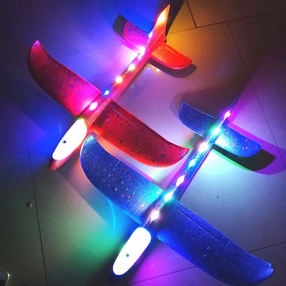 Avião de Espuma com LED