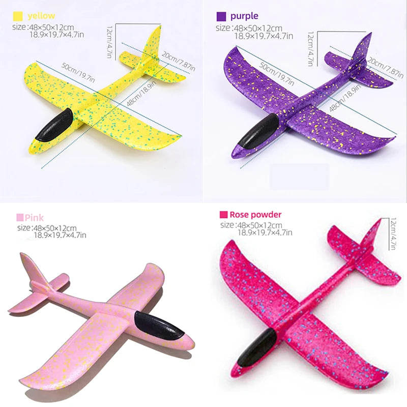Avião de Espuma com LED