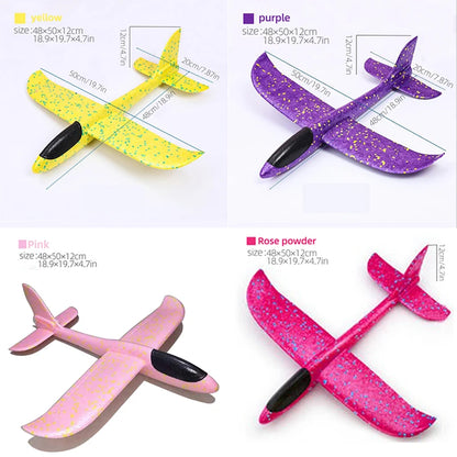 Avião de Espuma com LED
