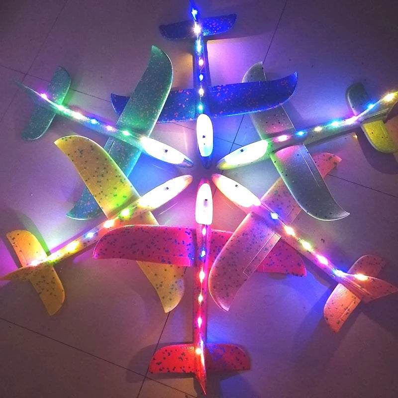 Avião de Espuma com LED