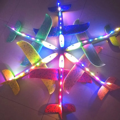 Avião de Espuma com LED