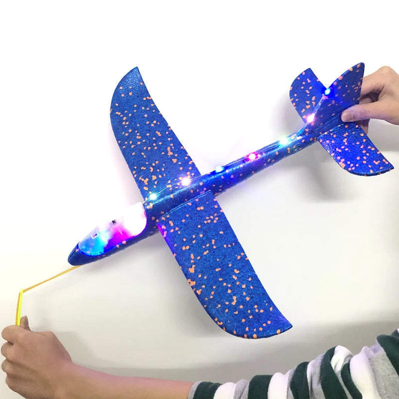 Avião de Espuma com LED