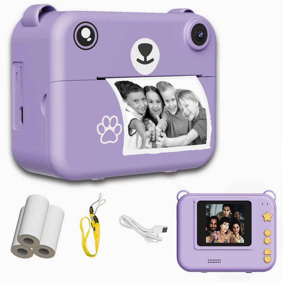 Câmera Infantil de Impressão Instantânea