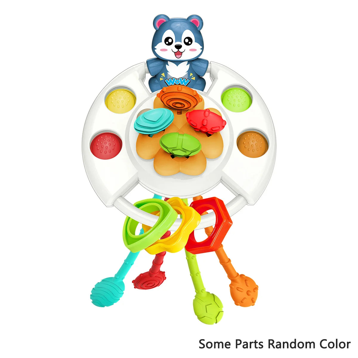 Brinquedo Sensorial de Puxar