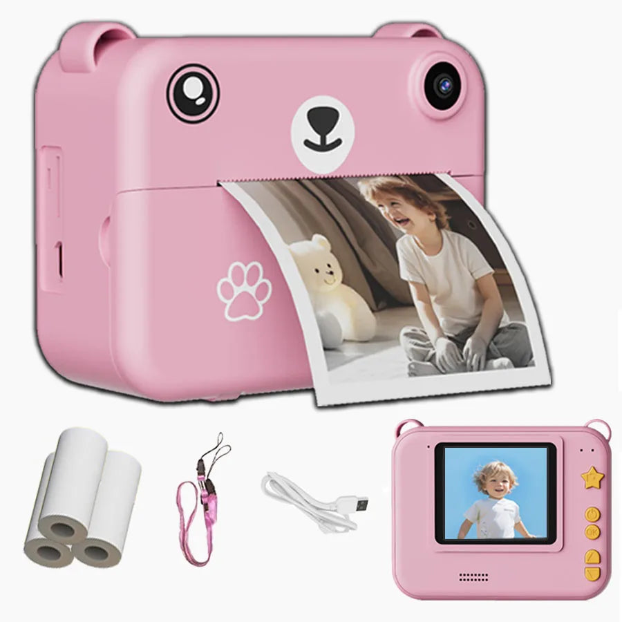 Câmera Infantil de Impressão Instantânea
