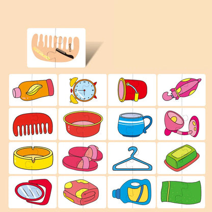 Cartões Puzzle Montessori