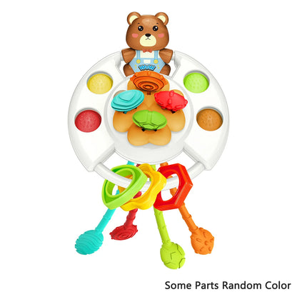 Brinquedo Sensorial de Puxar