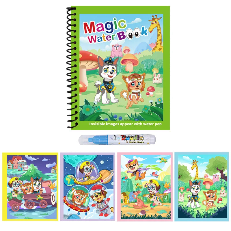 Livro Mágico de Pintura com Água