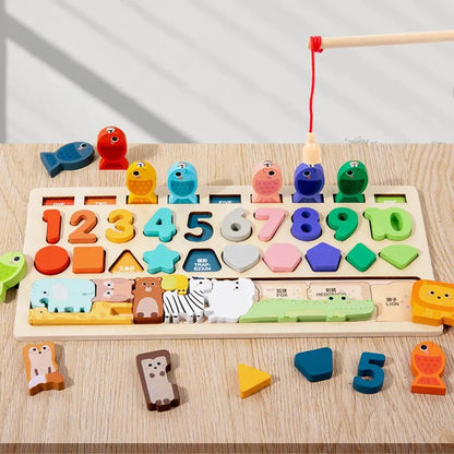 Painel Montessori de Formas e Números