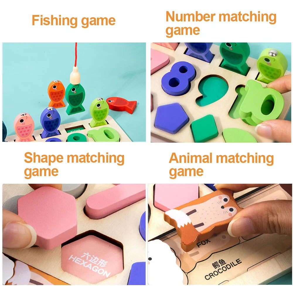 Painel Montessori de Formas e Números