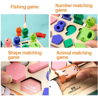 Painel Montessori de Formas e Números