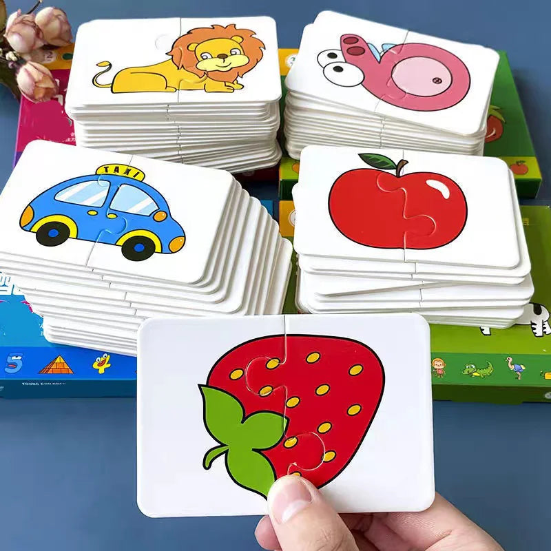 Cartões Puzzle Montessori