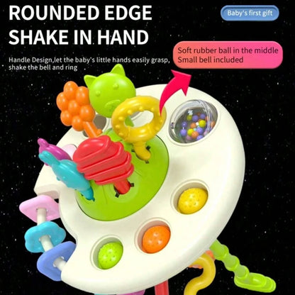 Brinquedo Sensorial de Puxar
