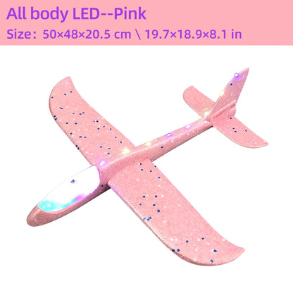 Avião de Espuma com LED