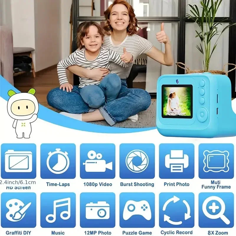 Câmera Infantil com Impressão
