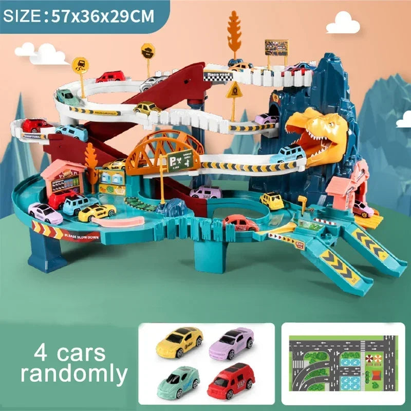 Pista Dinossauro com Carrinhos