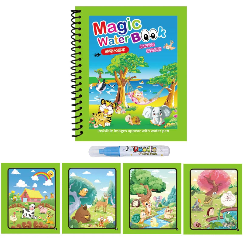 Livro Mágico de Pintura com Água