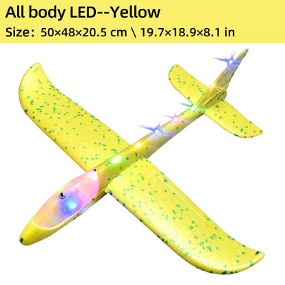 Avião de Espuma com LED