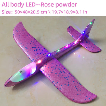 Avião de Espuma com LED
