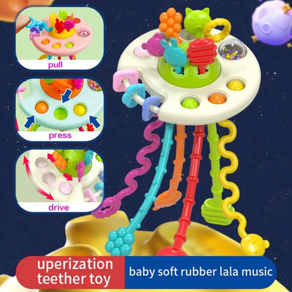 Brinquedo Sensorial de Puxar