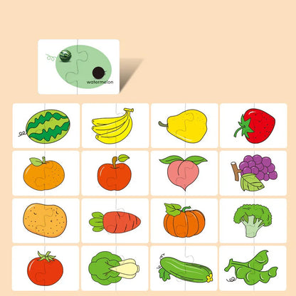 Cartões Puzzle Montessori