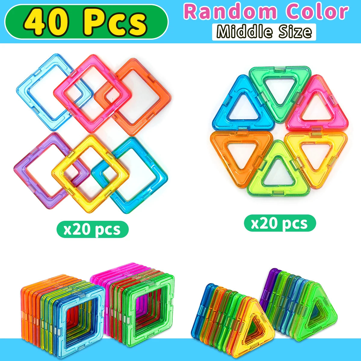 Blocos Magnéticos 3D