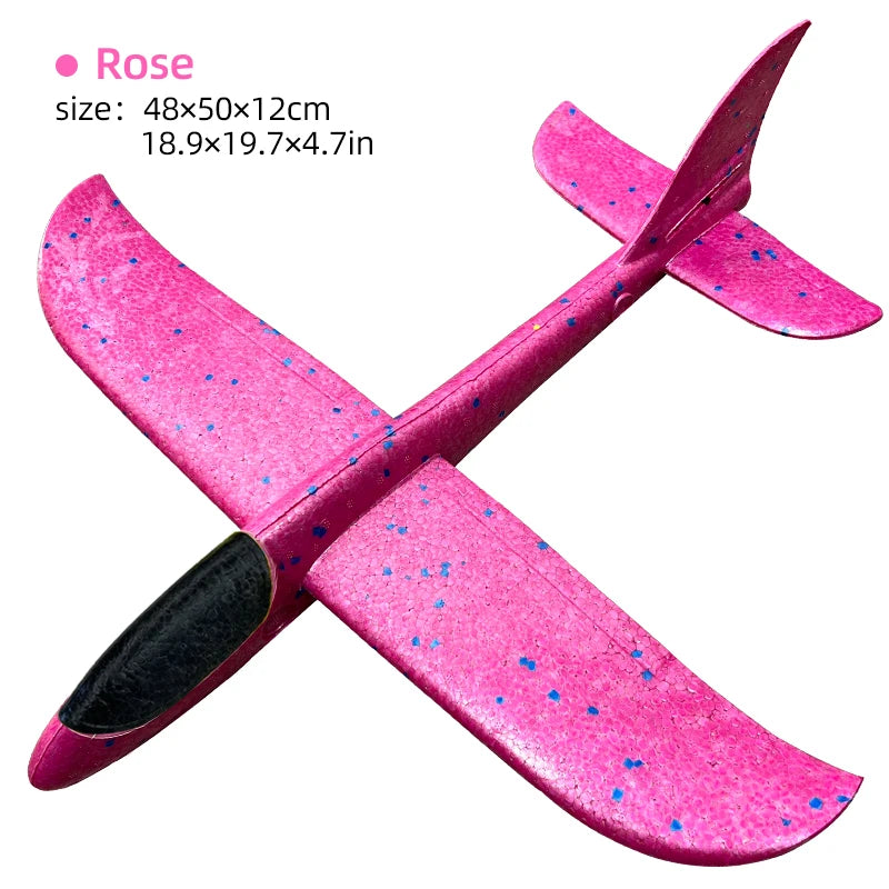 Avião de Espuma com LED