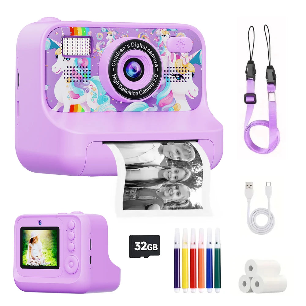 Câmera Infantil com Impressão