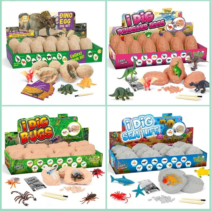 Kit Escavação de Dinossauros