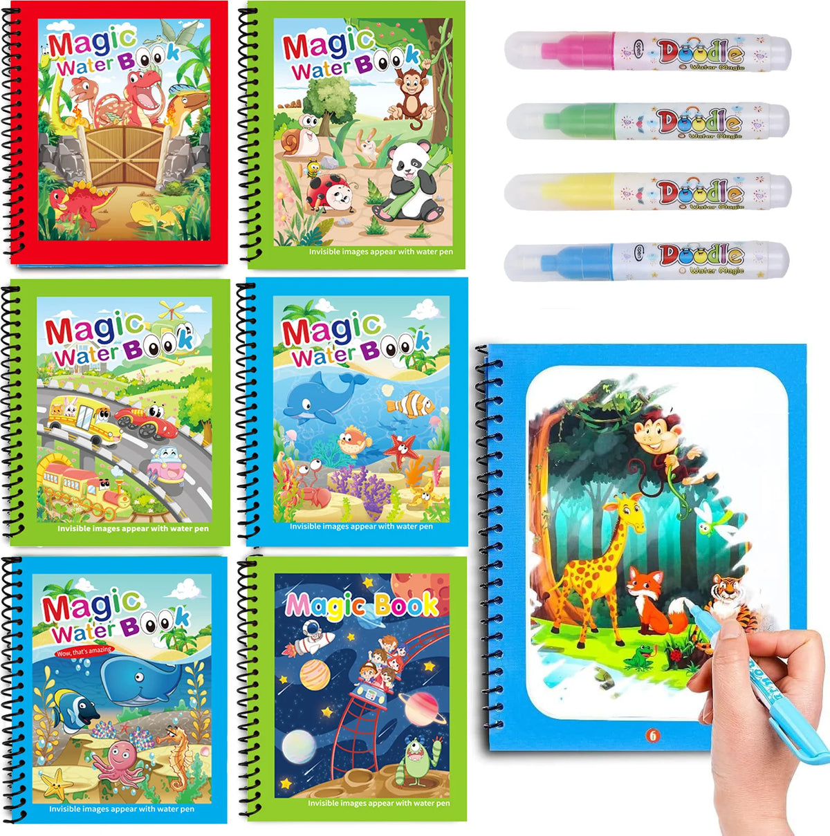 Livro Mágico de Pintura com Água