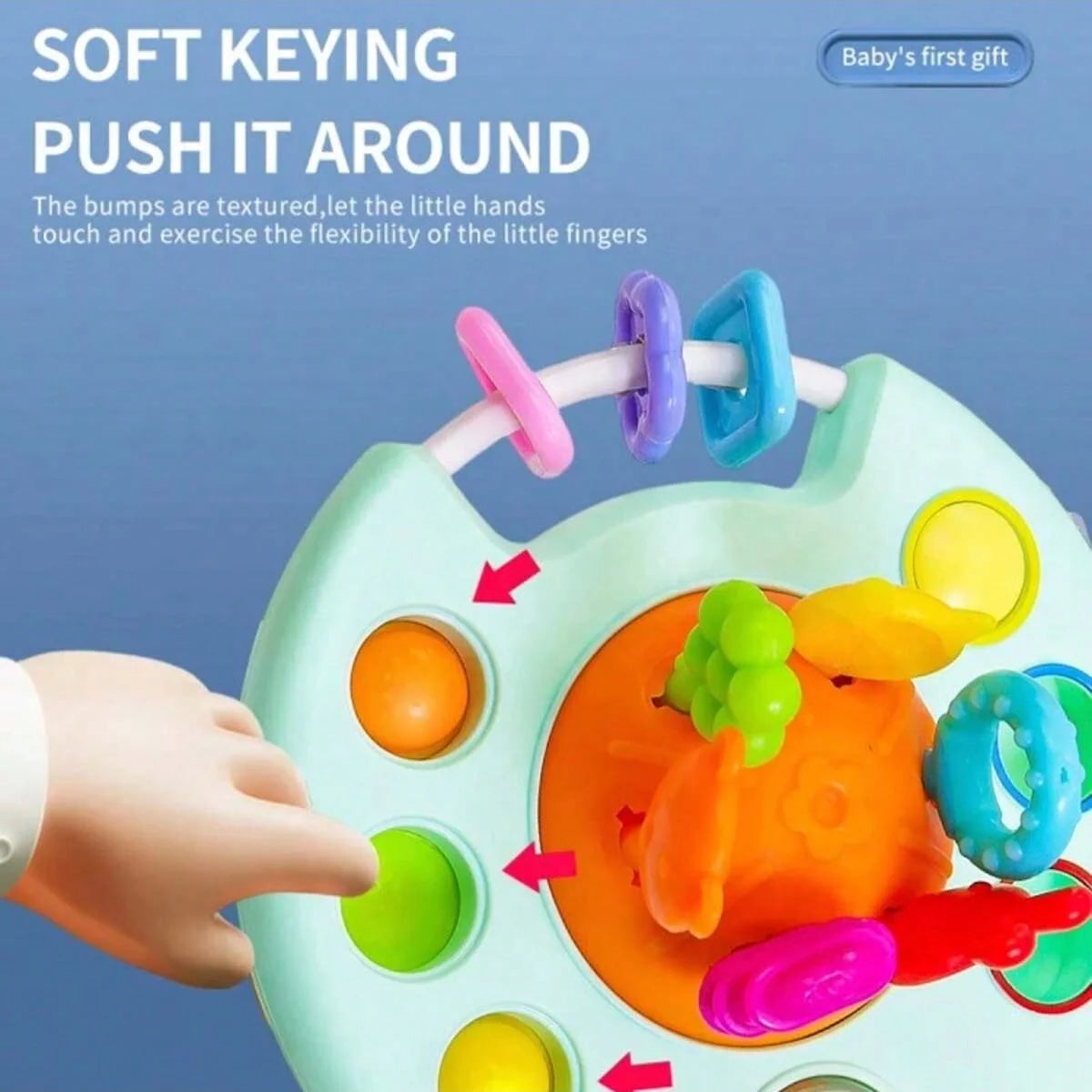 Brinquedo Sensorial de Puxar