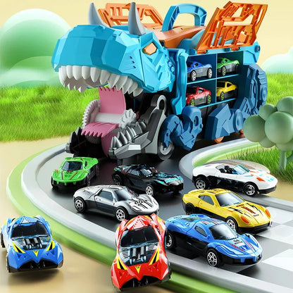 Caminhão Dinossauro com Carrinhos