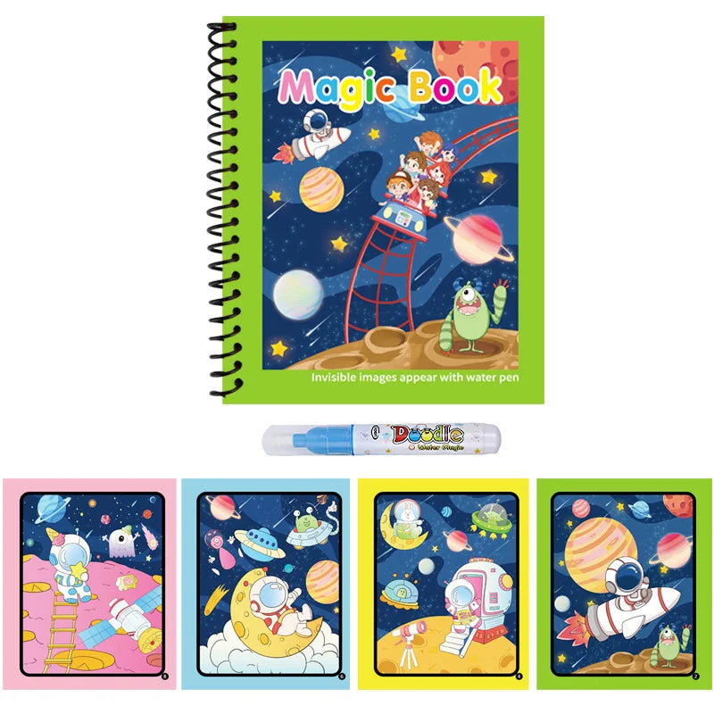 Livro Mágico de Pintura com Água