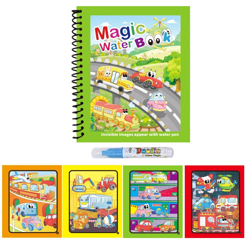Livro Mágico de Pintura com Água
