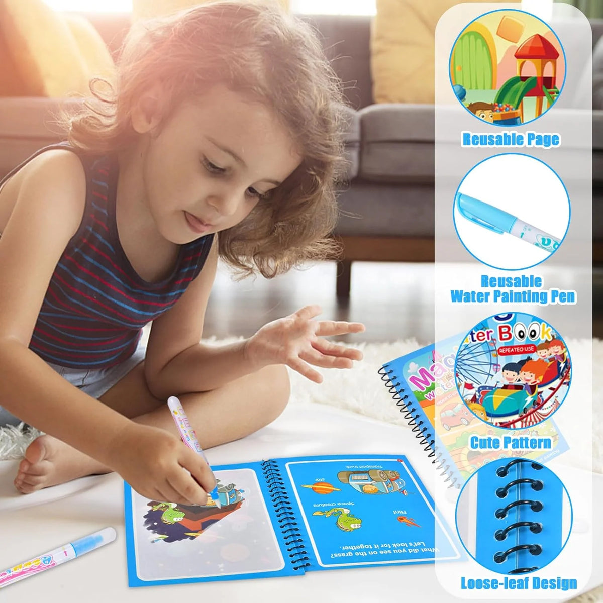 Livro Mágico de Pintura com Água