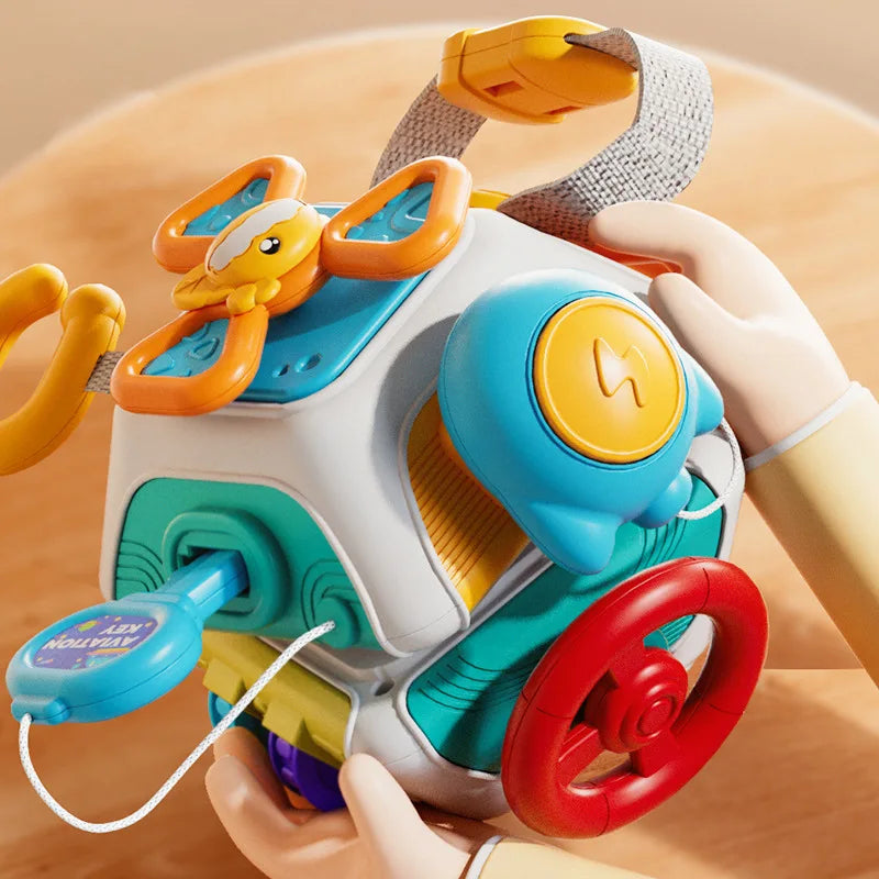 Cubo Sensorial Montessori