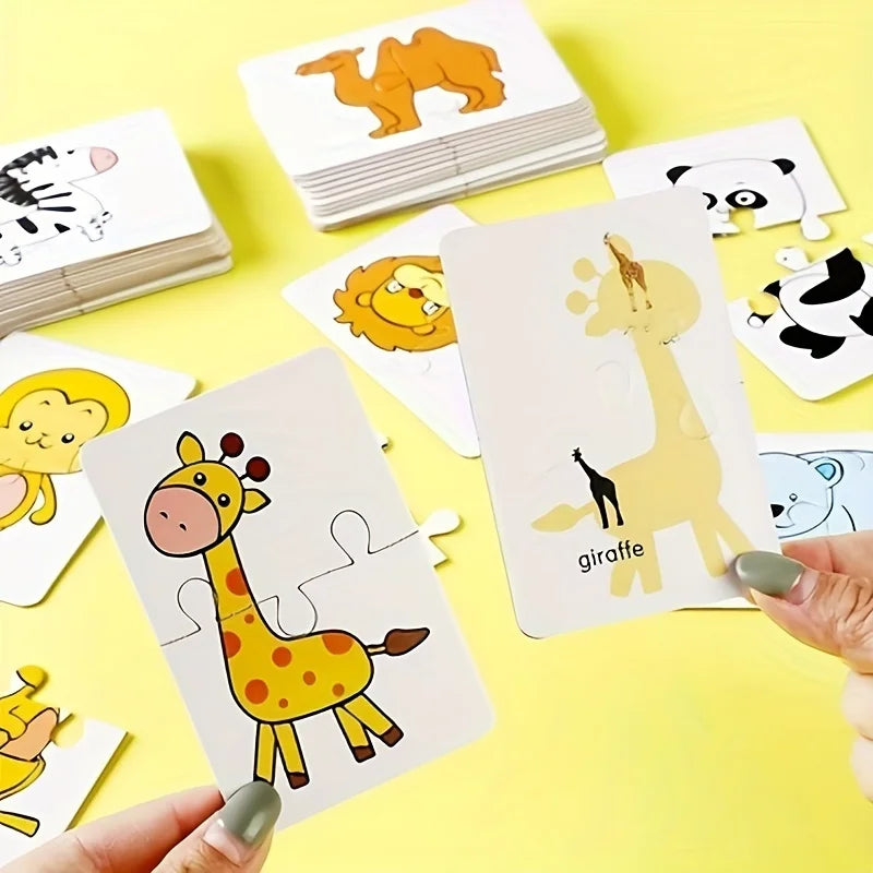Cartões Puzzle Montessori