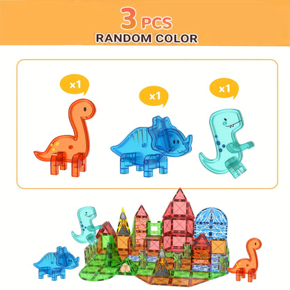 Blocos Magnéticos Dinossauro