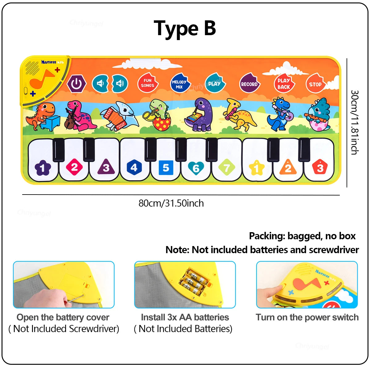 Tapete Piano Musical