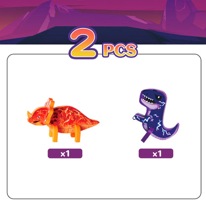 Blocos Magnéticos Dinossauro