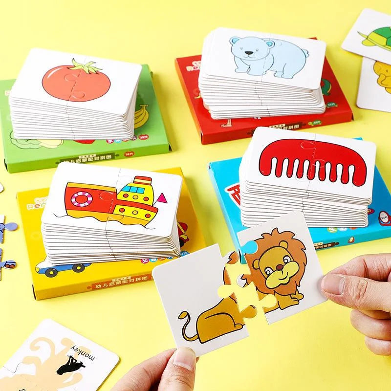 Cartões Puzzle Montessori