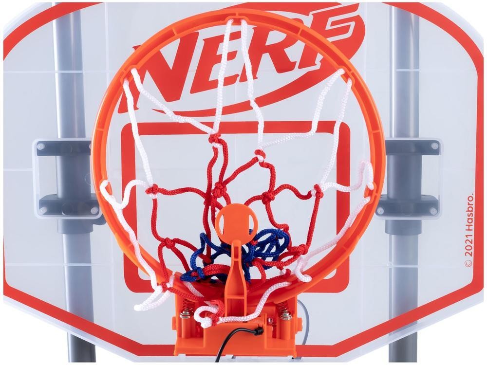 Jogo de Basquete Infantil Eletrônico Nerf Fun