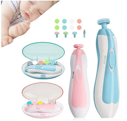 Cortador Aparador Lixador De Unha Bebê Criança Infantil Elétrico C/6 Refis - Nev